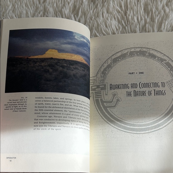 Navajo & Tibetan Sacred Wisdom Book, Circle of Spirit by Peter Gold - Picture 8 of 9